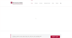 Desktop Screenshot of midamericanrubber.com
